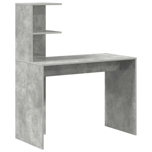 Schreibtisch Betongrau 102 x 50 x 124 cm Holzwerkstoff