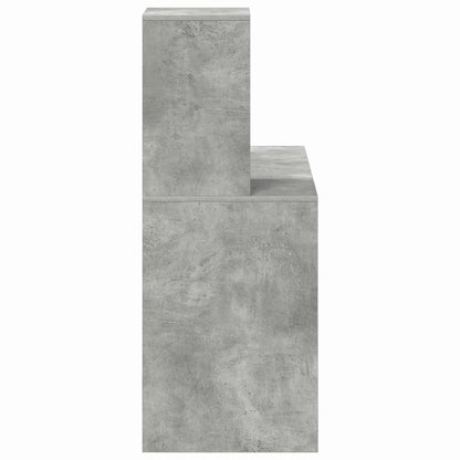Schreibtisch Betongrau 102 x 50 x 124 cm Holzwerkstoff