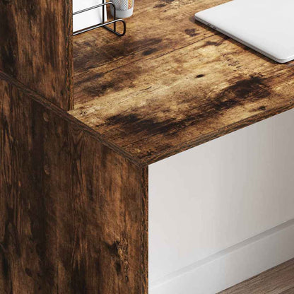 Schreibtisch Räuchereiche 102 x 50 x 124 cm Holzwerkstoff