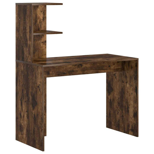 Schreibtisch Räuchereiche 102 x 50 x 124 cm Holzwerkstoff