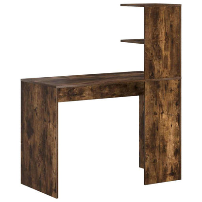 Schreibtisch Räuchereiche 102 x 50 x 124 cm Holzwerkstoff