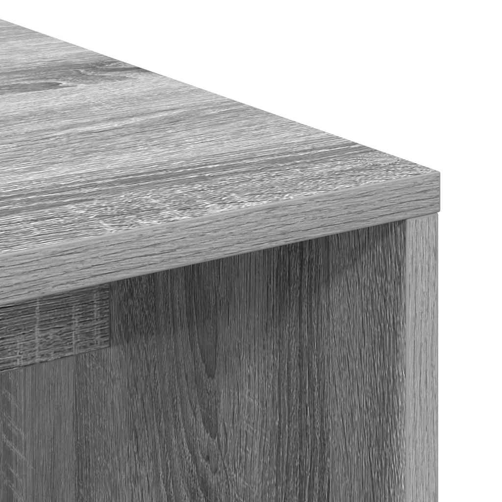 Schreibtisch Grau Sonoma 102 x 50 x 124 cm Holzwerkstoff