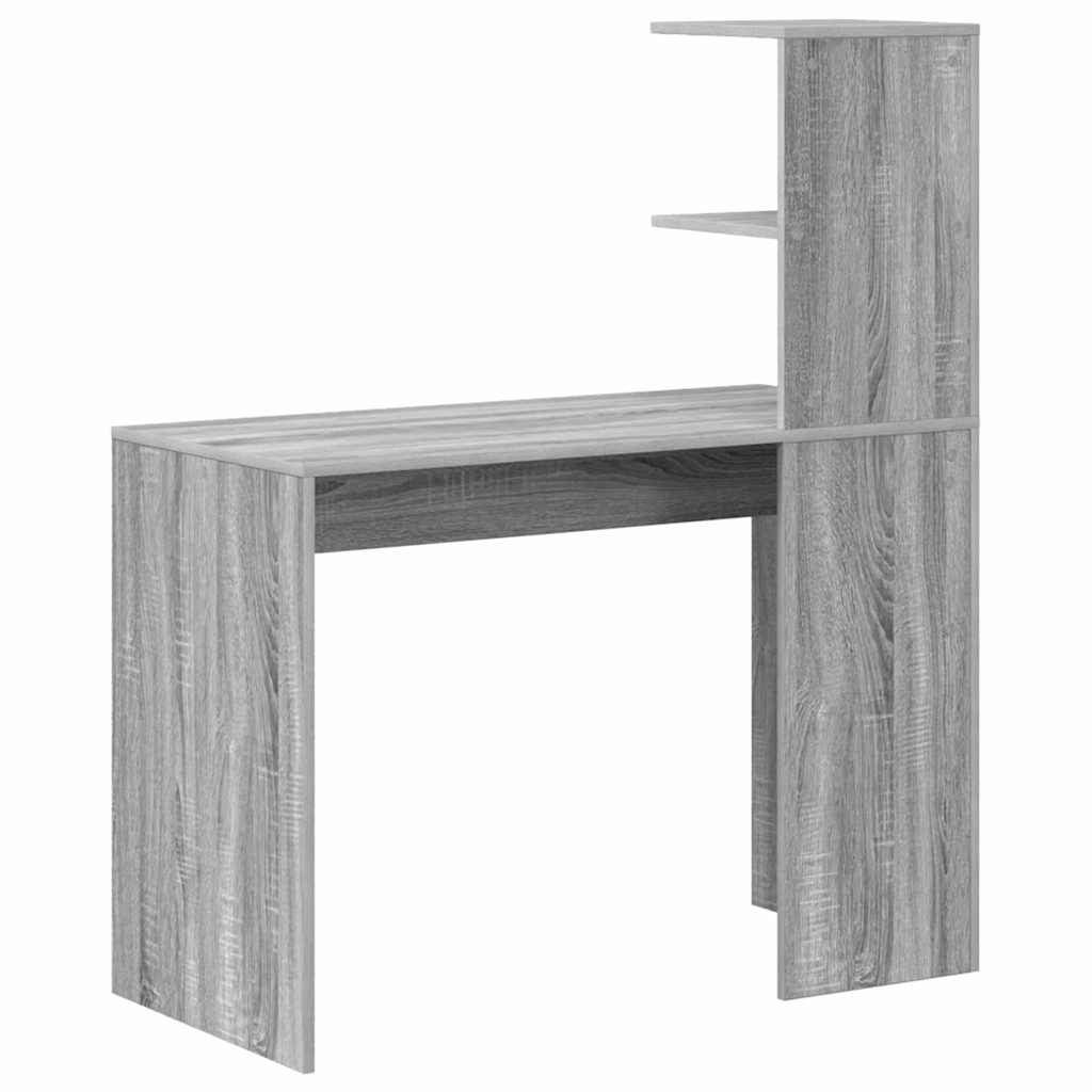 Schreibtisch Grau Sonoma 102 x 50 x 124 cm Holzwerkstoff