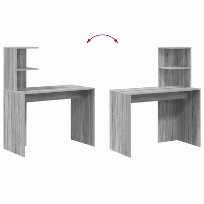 Schreibtisch Grau Sonoma 102 x 50 x 124 cm Holzwerkstoff