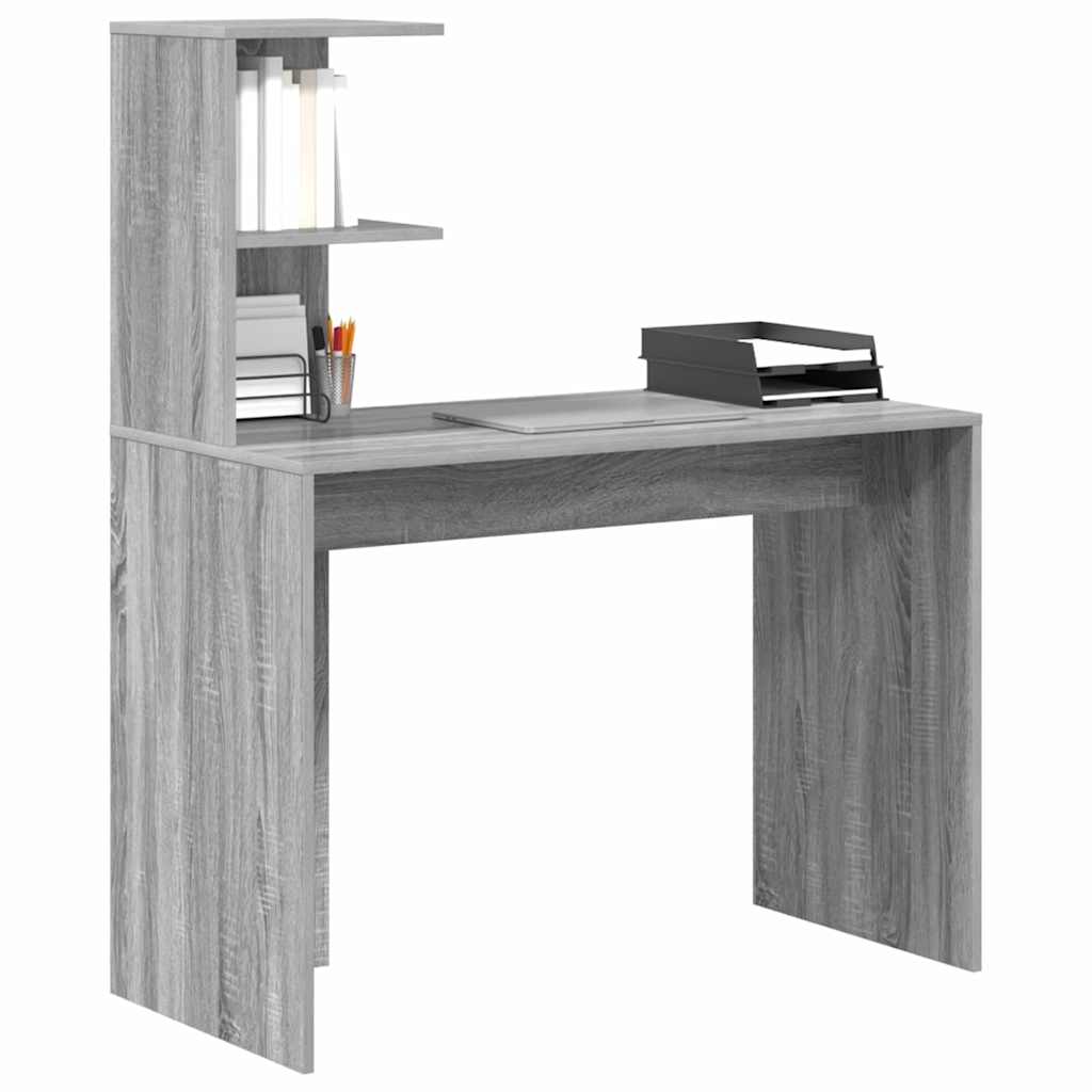 Schreibtisch Grau Sonoma 102 x 50 x 124 cm Holzwerkstoff