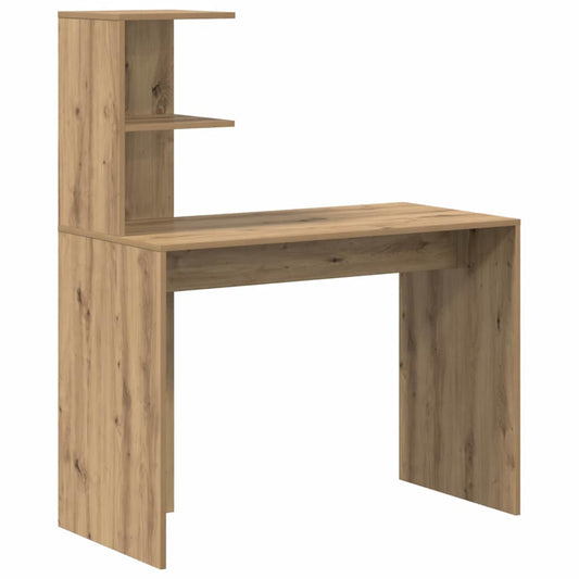 Schreibtisch Eiche handwerklich 102 x 50 x 124 cm Holzwerkstoff