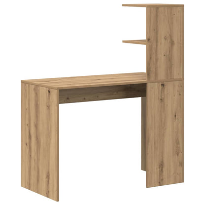 Schreibtisch Eiche handwerklich 102 x 50 x 124 cm Holzwerkstoff