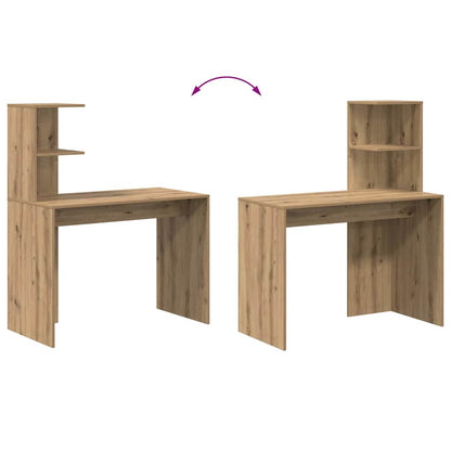 Schreibtisch Eiche handwerklich 102 x 50 x 124 cm Holzwerkstoff