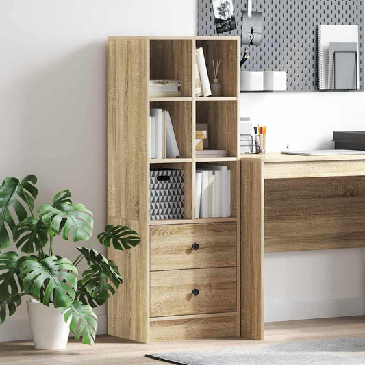 Hochboard Sonoma Eiche 45,5 x 34 x 127 cm Holzwerkstoff