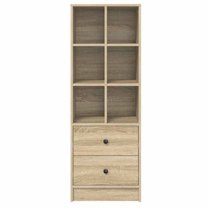 Hochboard Sonoma Eiche 45,5 x 34 x 127 cm Holzwerkstoff