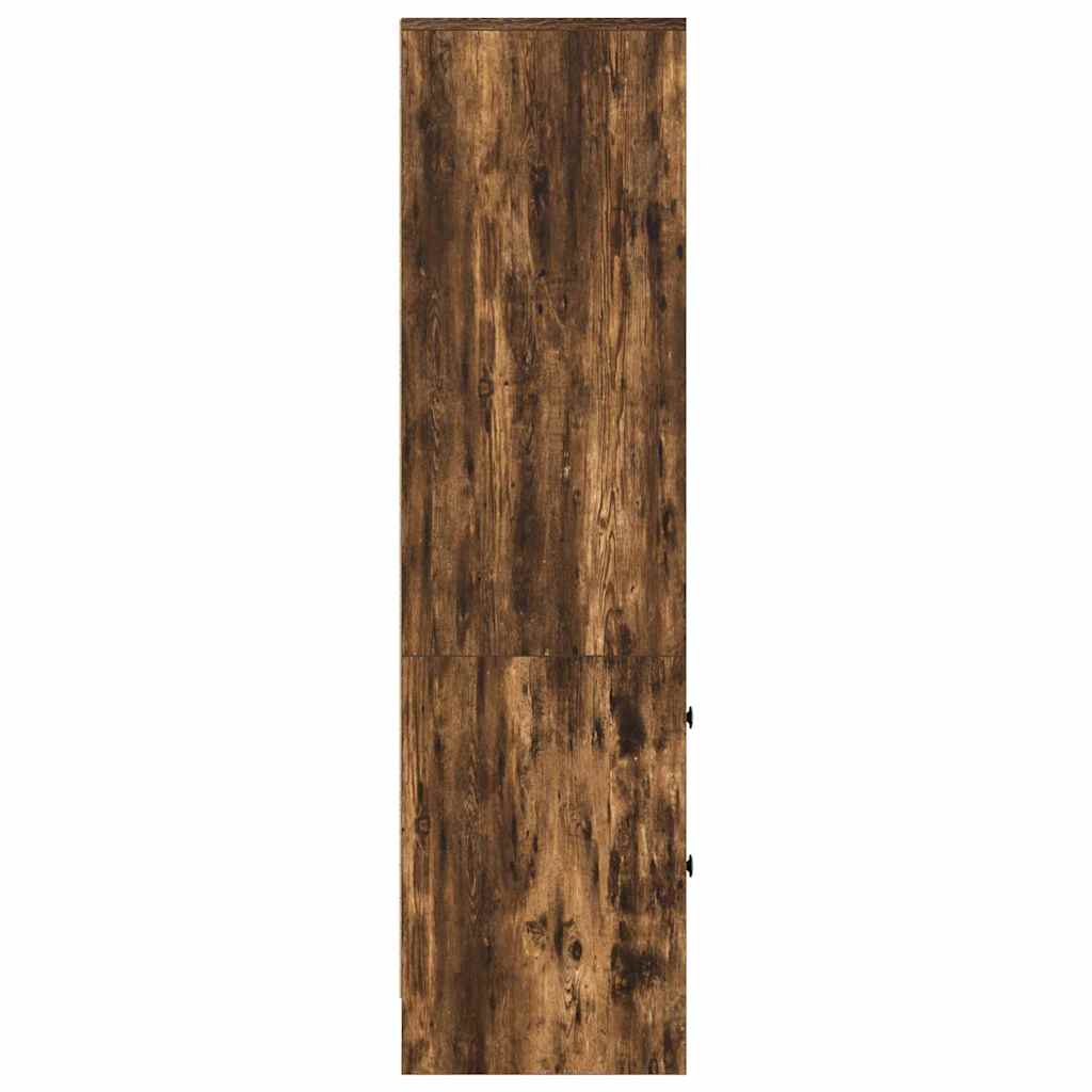Hochboard Räuchereiche 45,5 x 34 x 127 cm Holzwerkstoff