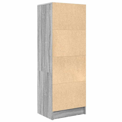 Hochboard Grau Sonoma 45,5 x 34 x 127 cm Holzwerkstoff