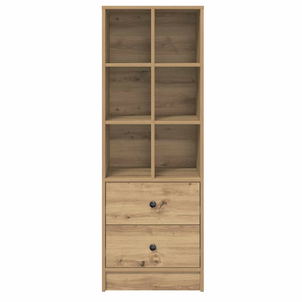 Hochboard Eiche handwerklich 45,5 x 34 x 127 cm Holzwerkstoff