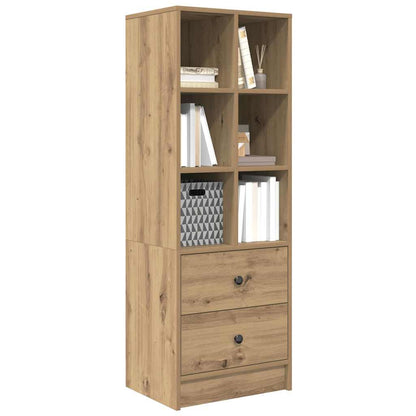 Hochboard Eiche handwerklich 45,5 x 34 x 127 cm Holzwerkstoff