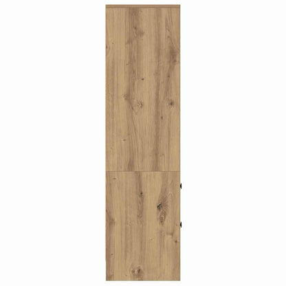 Hochboard Eiche handwerklich 45,5 x 34 x 127 cm Holzwerkstoff