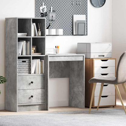 Schreibtisch Betongrau 60 x 40 x 76 cm Holzwerkstoff