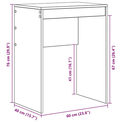 Schreibtisch Altholz 60 x 40 x 76 cm Holzwerkstoff