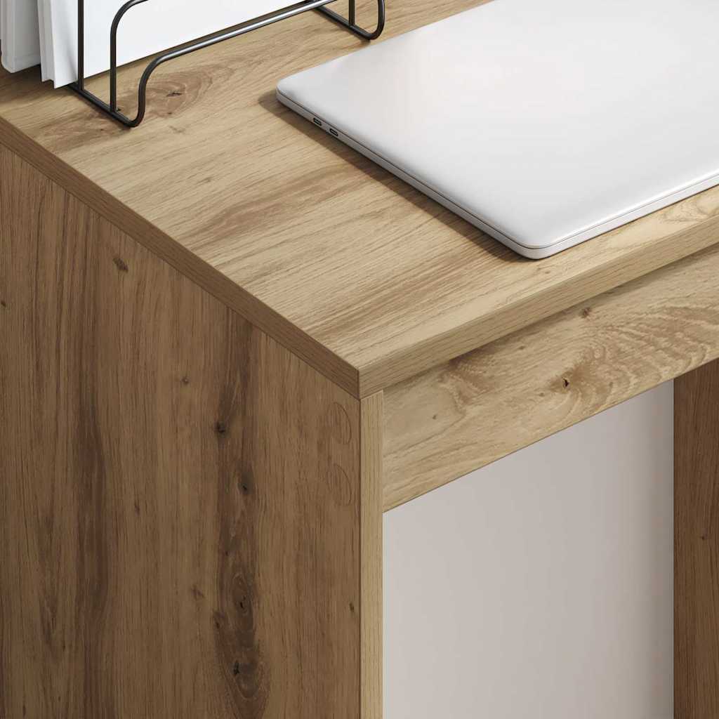 Schreibtisch Eiche handwerklich 60 x 40 x 76 cm Holzwerkstoff