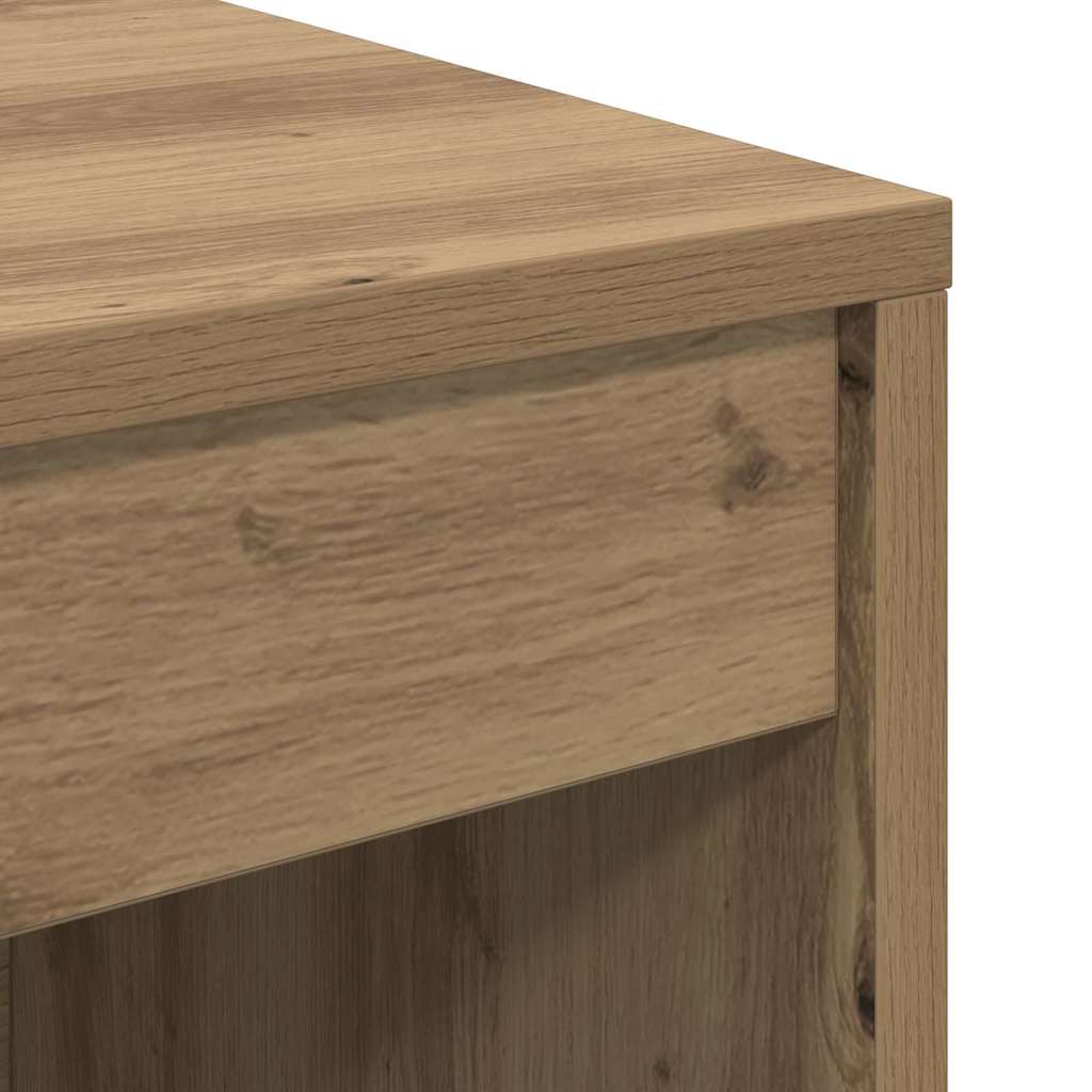 Schreibtisch Eiche handwerklich 70 x 40 x 76 cm Holzwerkstoff