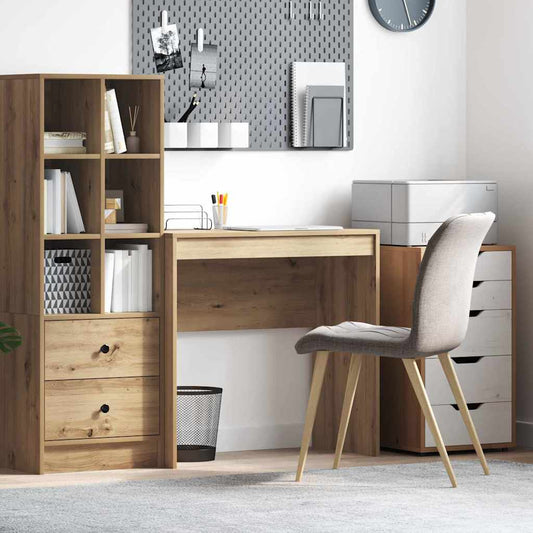 Schreibtisch Eiche handwerklich 80 x 40 x 76 cm Holzwerkstoff