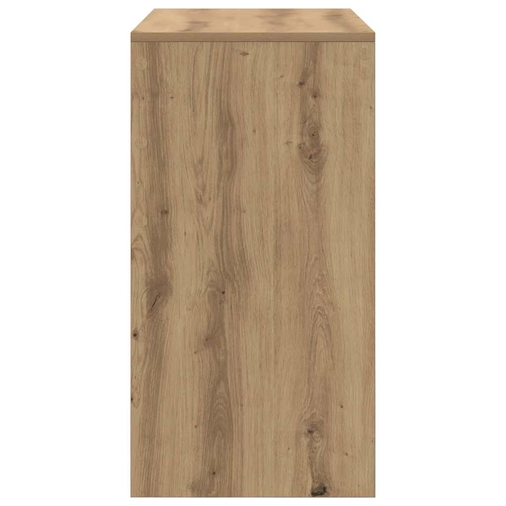 Schreibtisch Eiche handwerklich 80 x 40 x 76 cm Holzwerkstoff