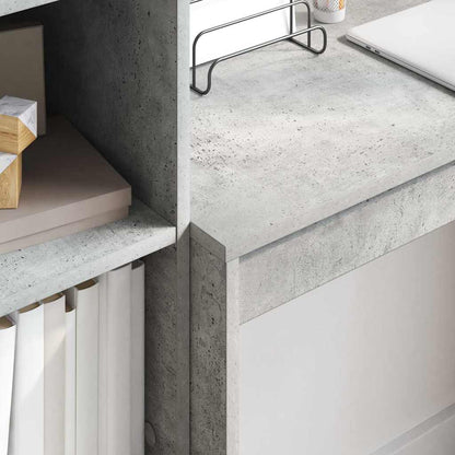 Schreibtisch Betongrau 90 x 40 x 76 cm Holzwerkstoff