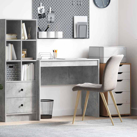 Schreibtisch Betongrau 90 x 40 x 76 cm Holzwerkstoff
