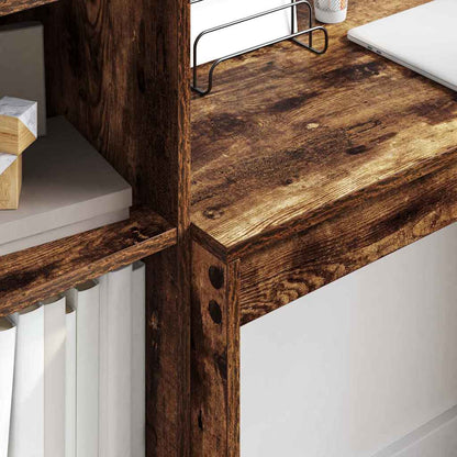 Schreibtisch Räuchereiche 90 x 40 x 76 cm Holzwerkstoff