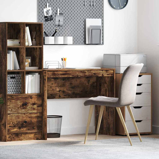 Schreibtisch Räuchereiche 90 x 40 x 76 cm Holzwerkstoff
