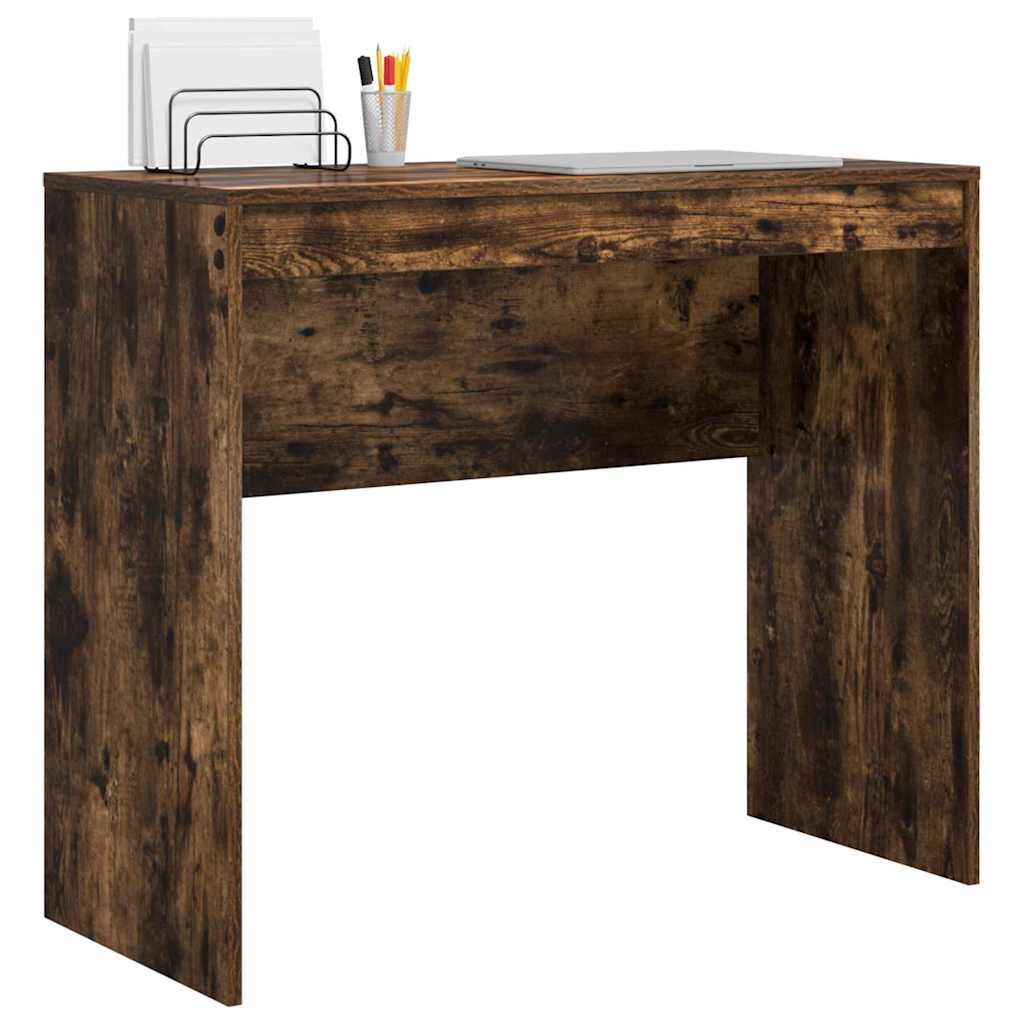 Schreibtisch Räuchereiche 90 x 40 x 76 cm Holzwerkstoff