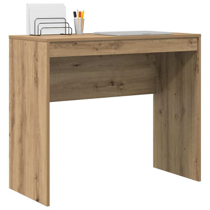Schreibtisch Eiche handwerklich 90 x 40 x 76 cm Holzwerkstoff