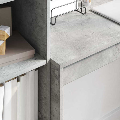 Schreibtisch Betongrau 100 x 40 x 76 cm Holzwerkstoff