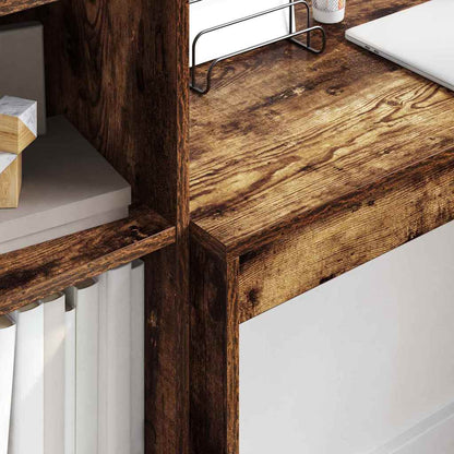 Schreibtisch Räuchereiche 100 x 40 x 76 cm Holzwerkstoff