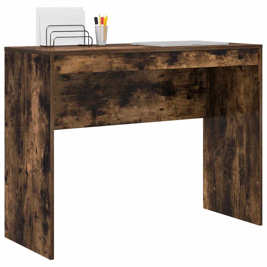 Schreibtisch Räuchereiche 100 x 40 x 76 cm Holzwerkstoff