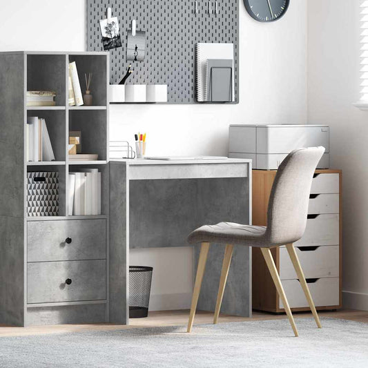 Schreibtisch Betongrau 70 x 50 x 76 cm Holzwerkstoff