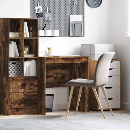 Schreibtisch Räuchereiche 70 x 50 x 76 cm Holzwerkstoff