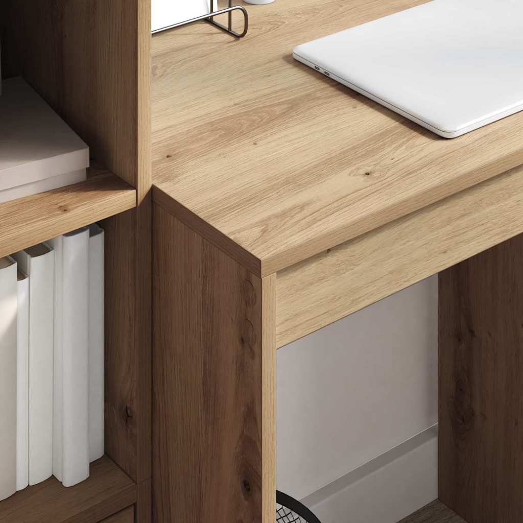 Schreibtisch Eiche handwerklich 70 x 50 x 76 cm Holzwerkstoff