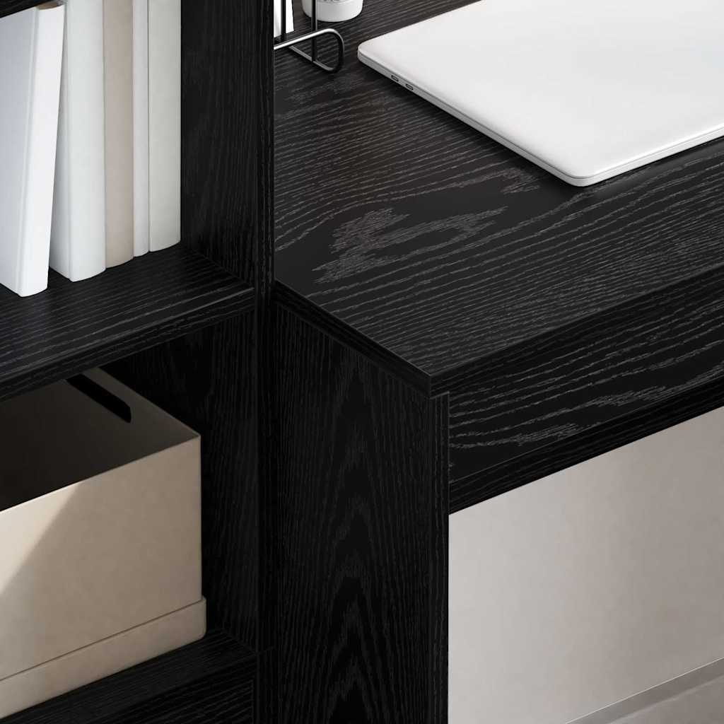 Schreibtisch Schwarze Eiche 90 x 50 x 76 cm Holzwerkstoff