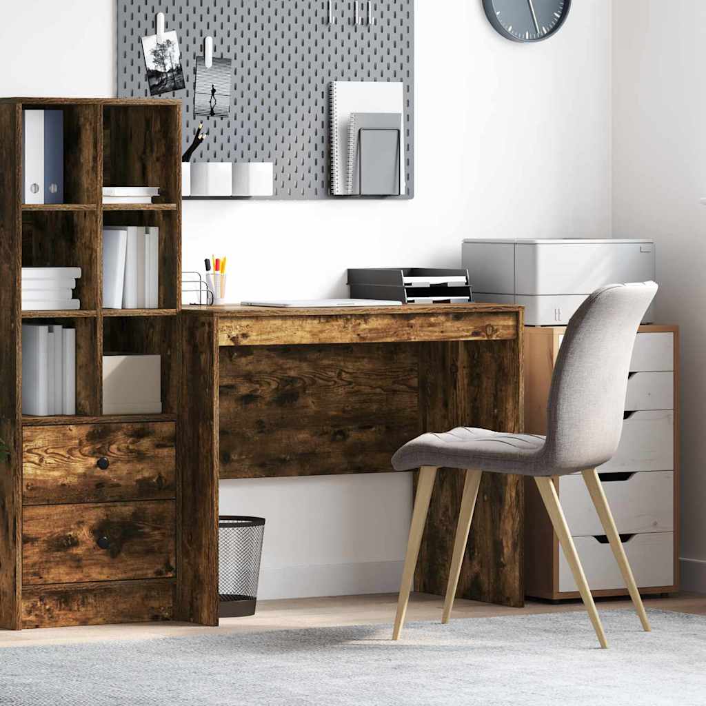 Schreibtisch Räuchereiche 90 x 50 x 76 cm Holzwerkstoff