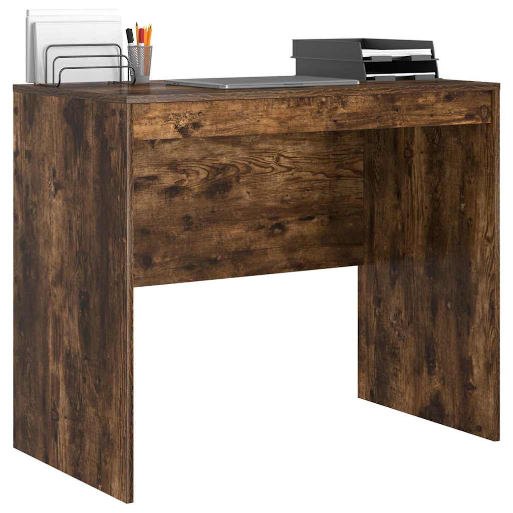 Schreibtisch Räuchereiche 90 x 50 x 76 cm Holzwerkstoff