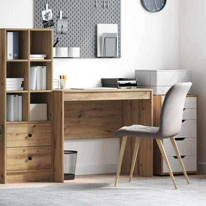 Schreibtisch Eiche handwerklich 90 x 50 x 76 cm Holzwerkstoff
