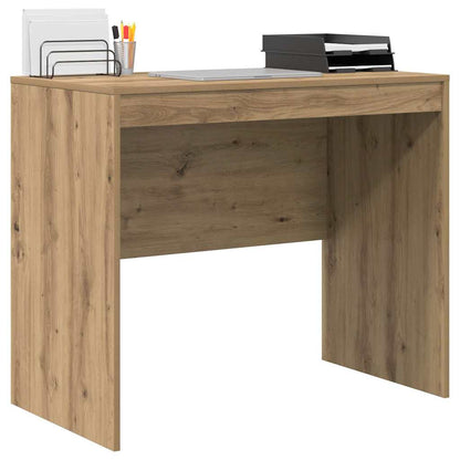 Schreibtisch Eiche handwerklich 90 x 50 x 76 cm Holzwerkstoff