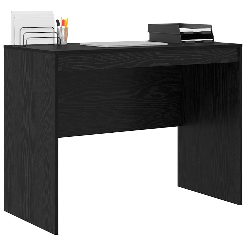 Schreibtisch Schwarze Eiche 100 x 50 x 76 cm Holzwerkstoff