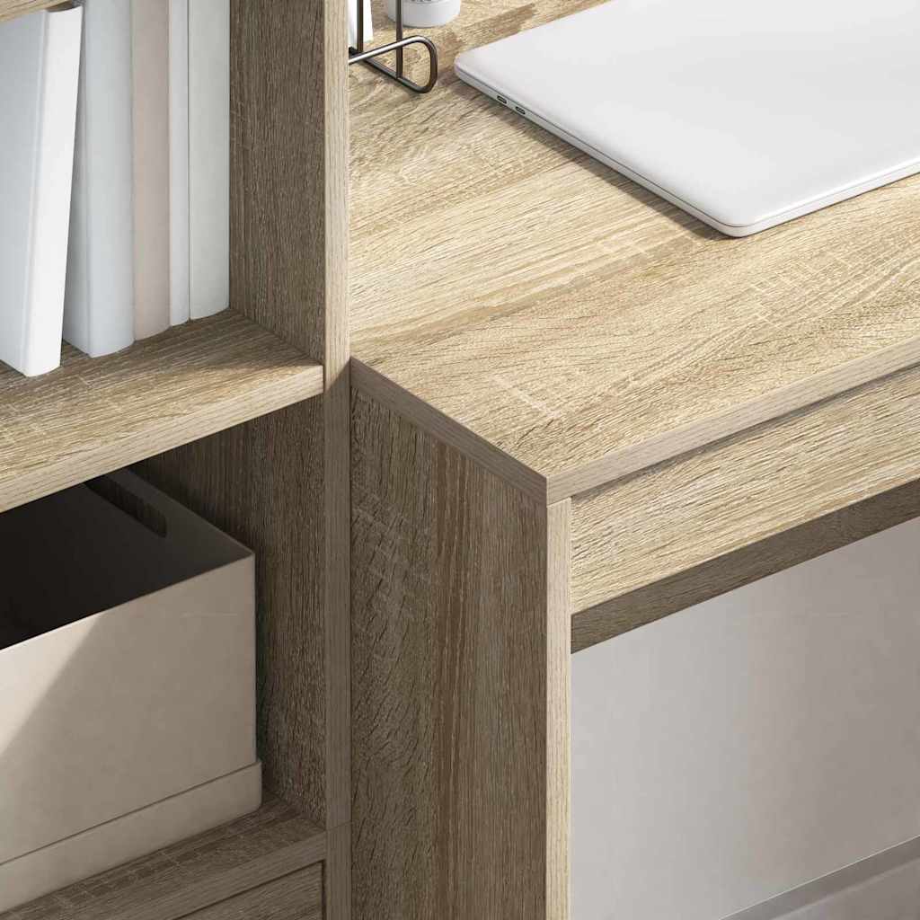 Schreibtisch Sonoma Eiche 100 x 50 x 76 cm Holzwerkstoff