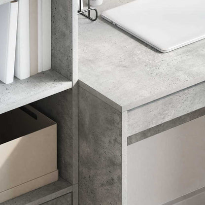 Schreibtisch Betongrau 100 x 50 x 76 cm Holzwerkstoff