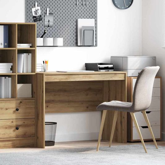 Schreibtisch Eiche handwerklich 100 x 50 x 76 cm Holzwerkstoff