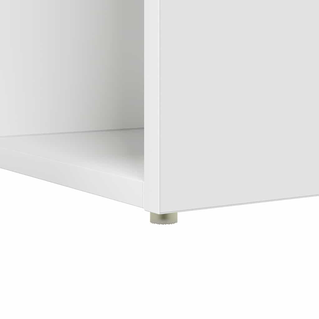 Tisch mit Regal Weiß 108 x 55 x 103,5 cm Holzwerkstoff