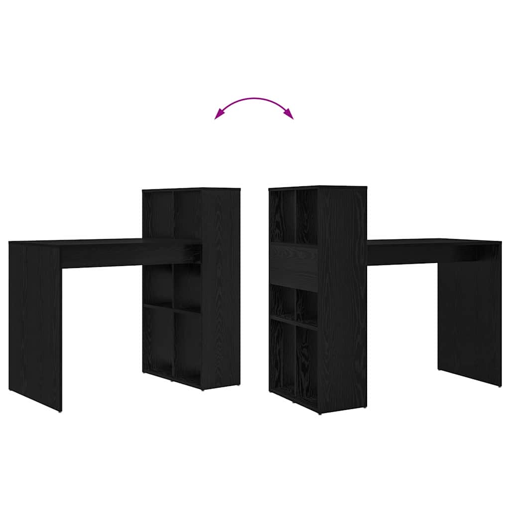 Tisch Schwarze Eiche 108 x 55 x 103,5 cm Holzwerkstoff