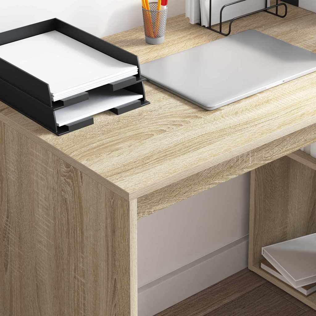 Tisch mit Regal Sonoma Eiche 108 x 55 x 103,5 cm Holzwerkstoff