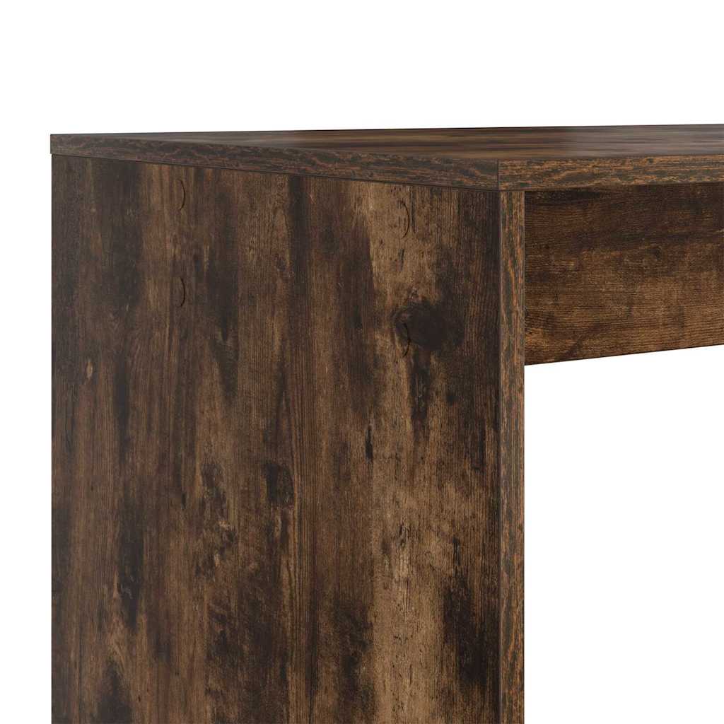 Tisch mit Regal Räuchereiche 108 x 55 x 103,5 cm Holzwerkstoff